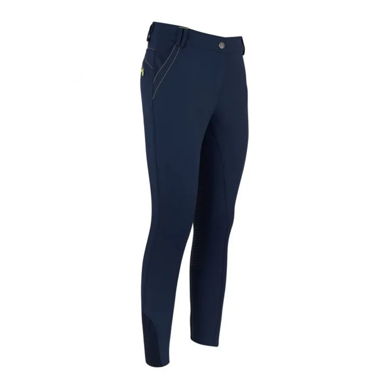 Imperial Riding Deco Children's Full Silicone Seat Breeches - Navy