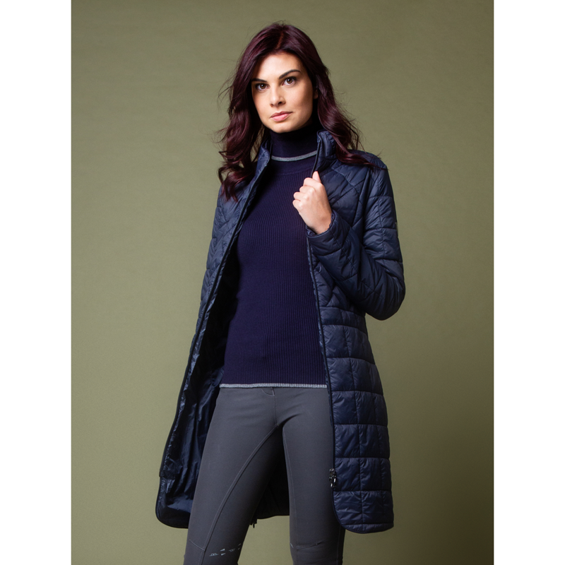 Horseware AA Platinum Insula Quilted Long Coat-5