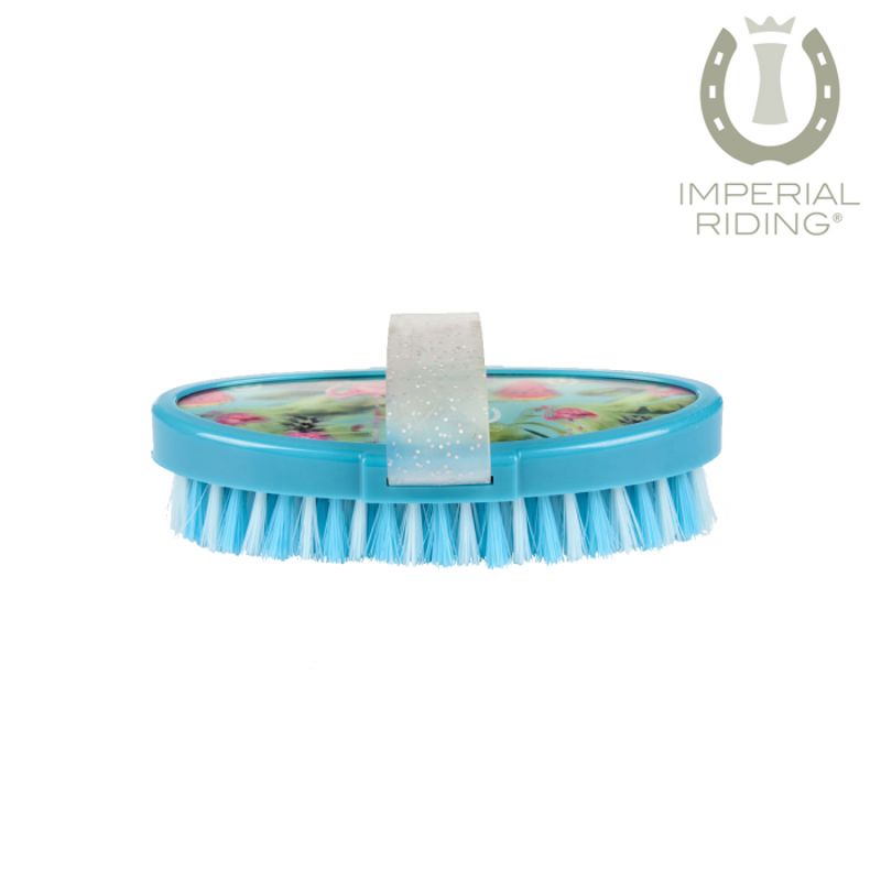 Imperial Riding Flamingo Body Brush - Petrol-1