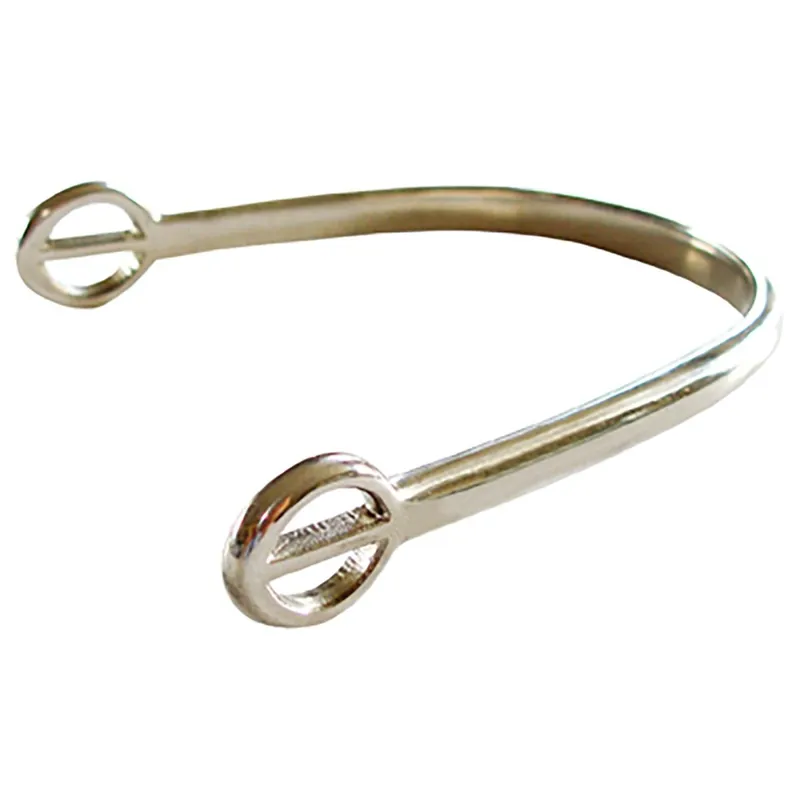 JHL Pro Steel Steel Dummy Spurs Ladies - Silver