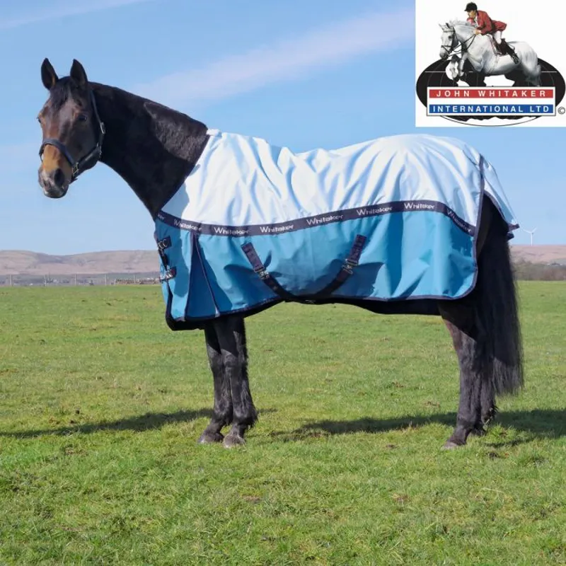 John Whitaker Healey Lightweight Turnout Rug - Sky Blue