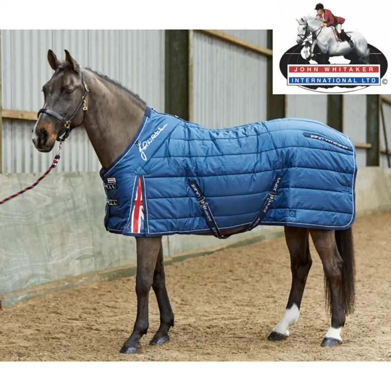 John Whitaker 450G Flag Stable Rug - Navy
