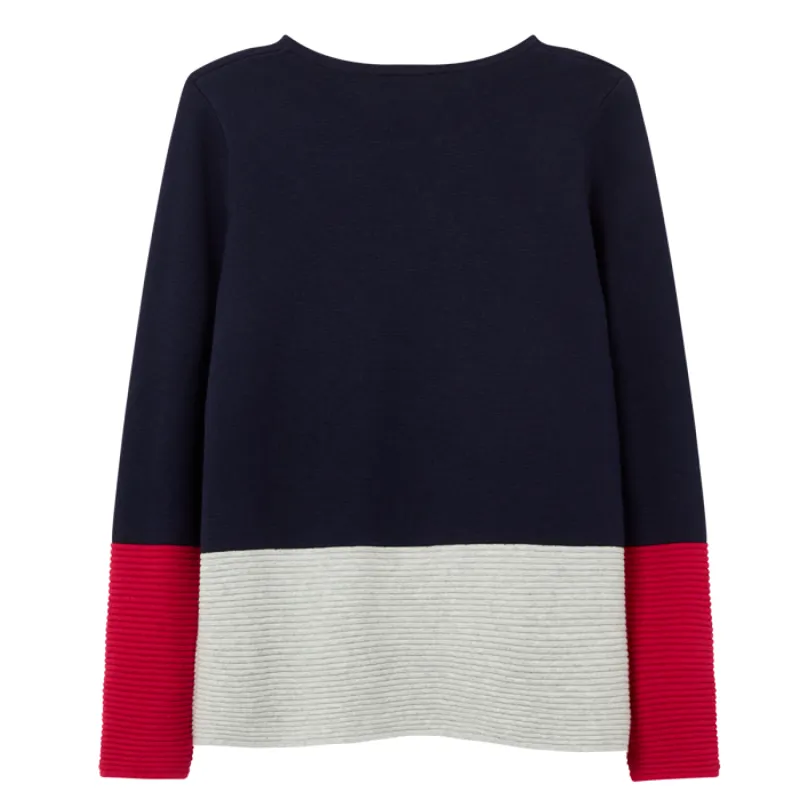 Joules Ladies Valencia Milano Stitch Jumper - French Navy-1