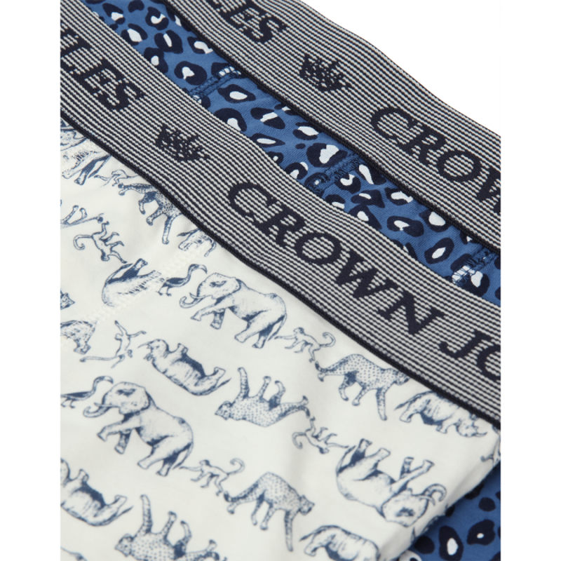 Joules Crown Joules Boxer Shorts 2 Pack - Wild-1
