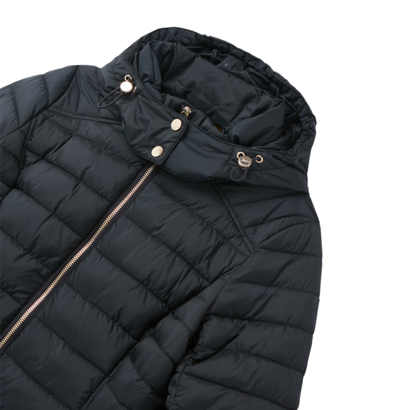 Joules Canterbury Long Luxe Padded Jacket - Navy-1