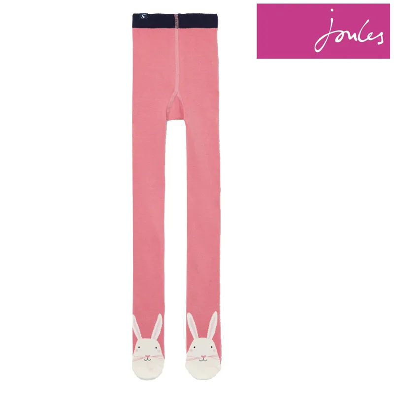 Joules Anikins Character Tights - Pink Bunny