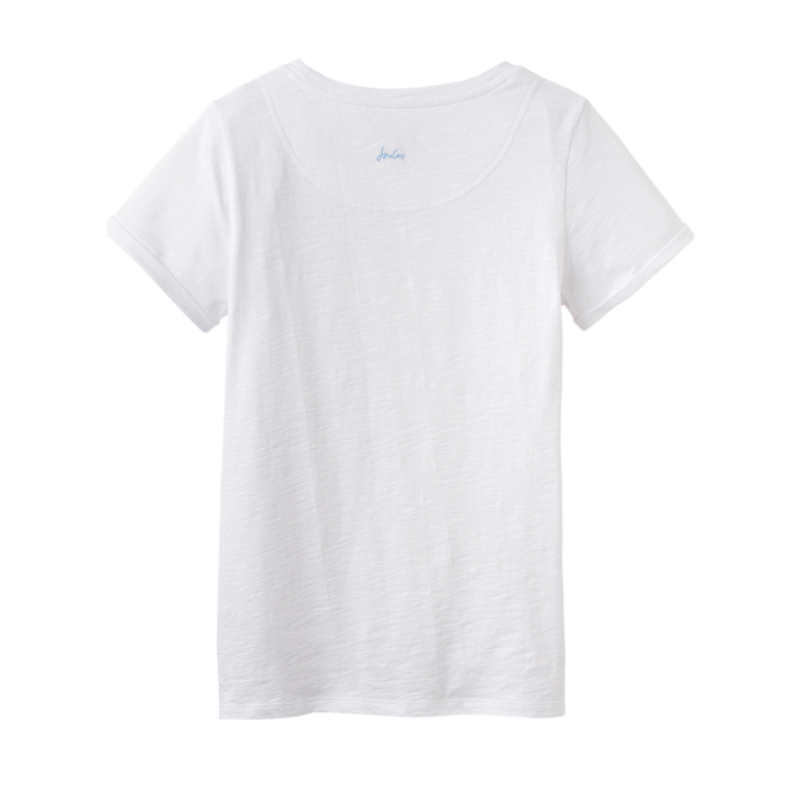 Joules Nessa Ladies Jersey T-Shirt - Bright White-1