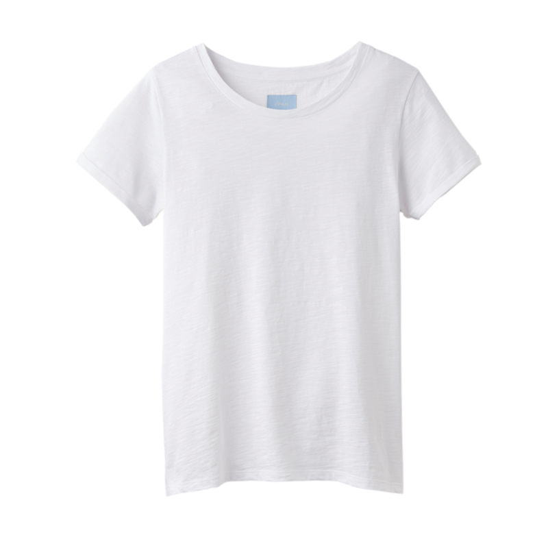 Joules Nessa Ladies Jersey T-Shirt - Bright White-2