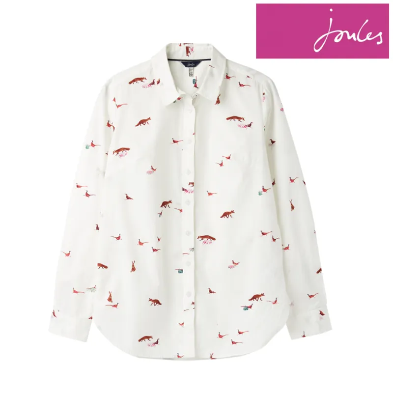 Joules Lucie Ladies Woven Shirt - Country Animals