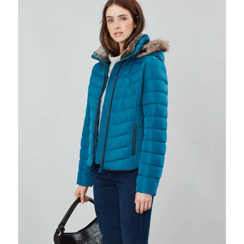 Joules Gosway Padded Jacket with Hood - Dark Teal-1