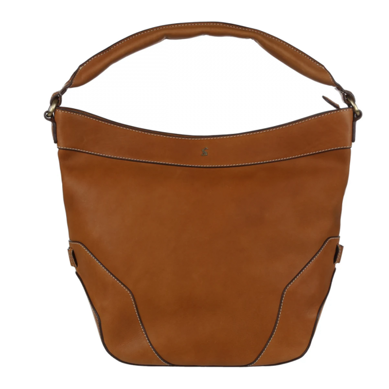 Joules Lowesby Leather Hobo Bag - Tan-1