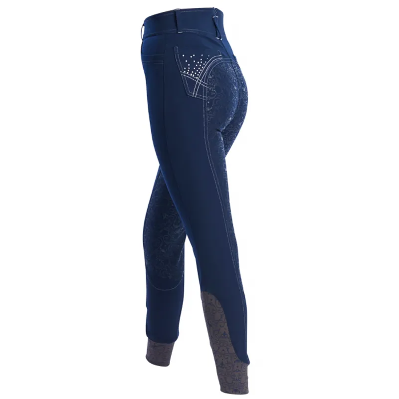Just Togs Valentina Ladies Breeches - Navy