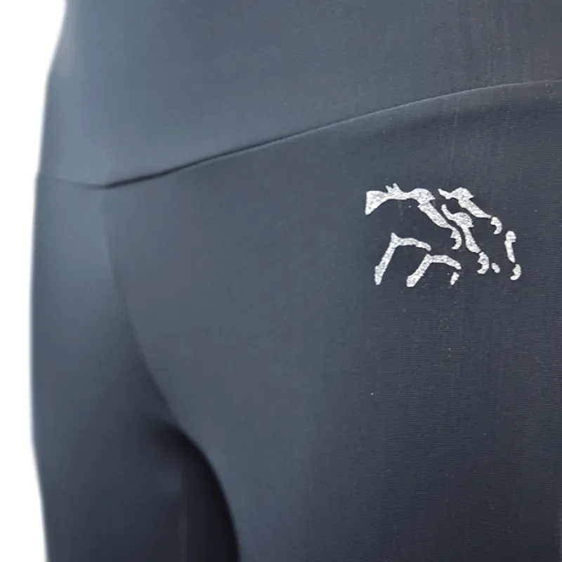 For Horses Ladies Junie Pull On Breeches - Grey-2