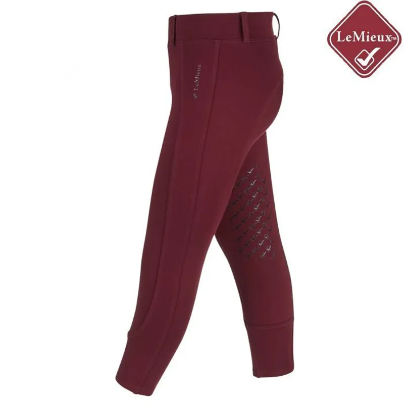 LeMieux Junior Pro Breeches - Burgundy-1