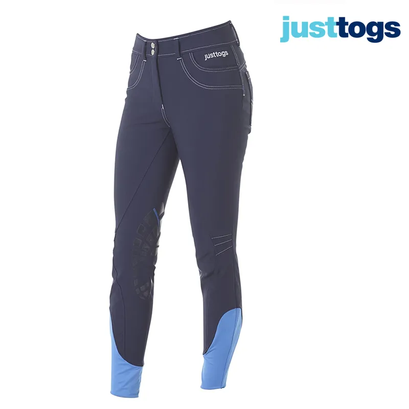 Just Togs Aspen Fleece Lined Ladies Breeches - Navy