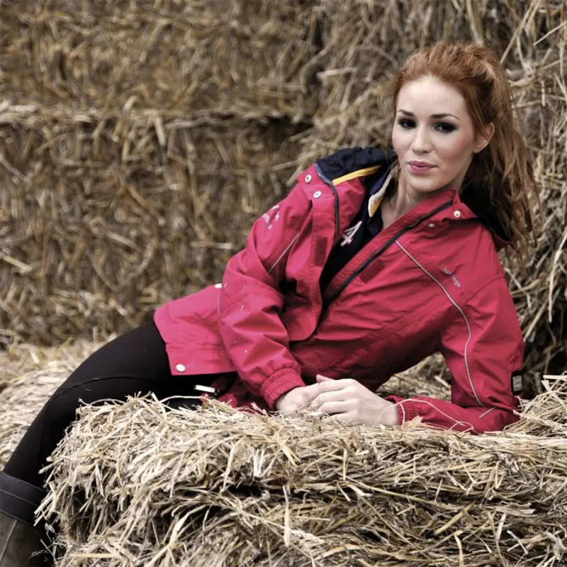 Just Togs Canberra Lightweight Jacket - Persian Red-1