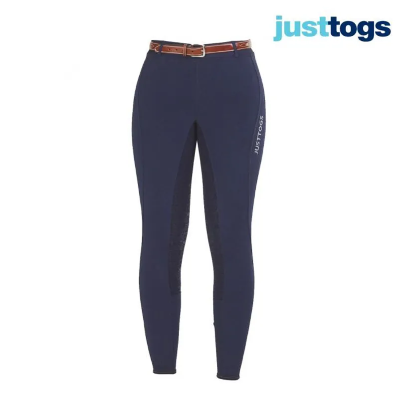 Just Togs Hudson Junior Rider Tights - Navy