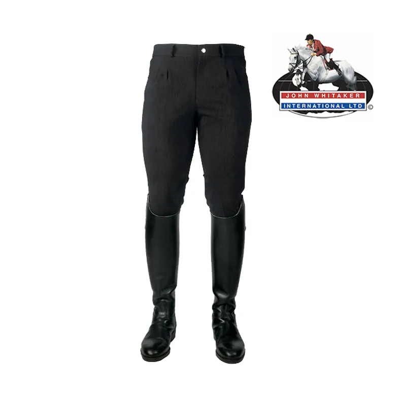 John Whitaker Liza Woven Breeches - Black Marl 