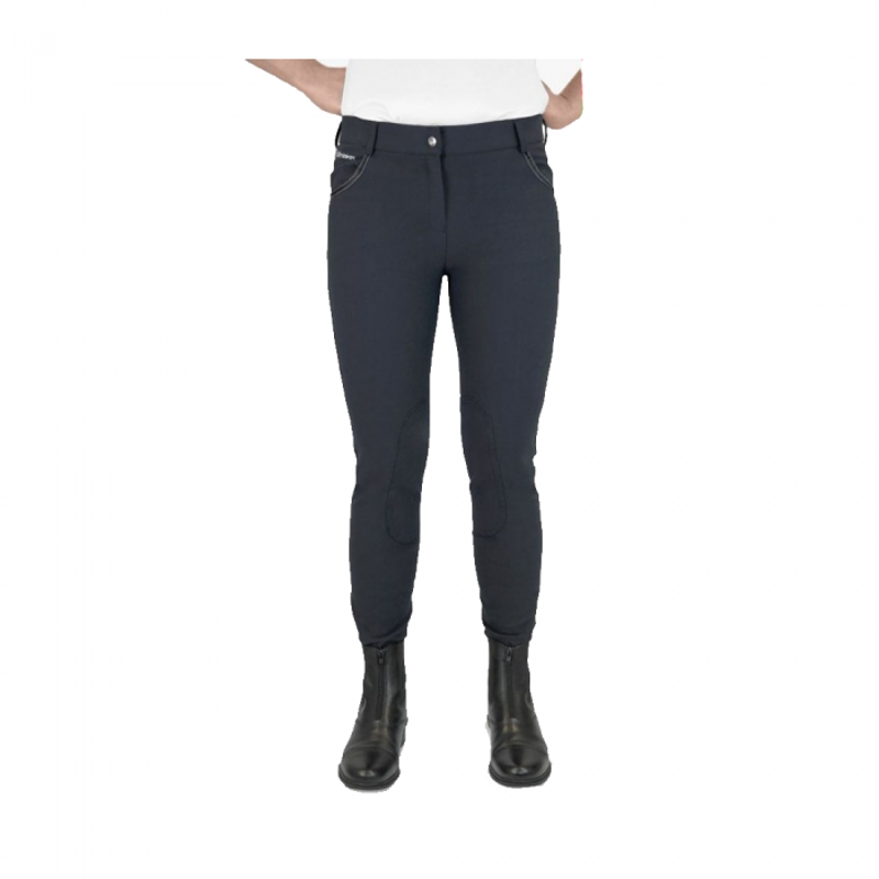 John Whitaker Shepley Ladies Breeches - Navy-1