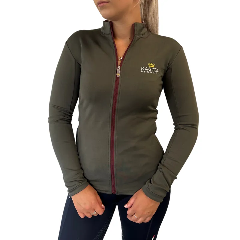Kastel Christine Ladies Softshell Jacket - Grey/Maroon
