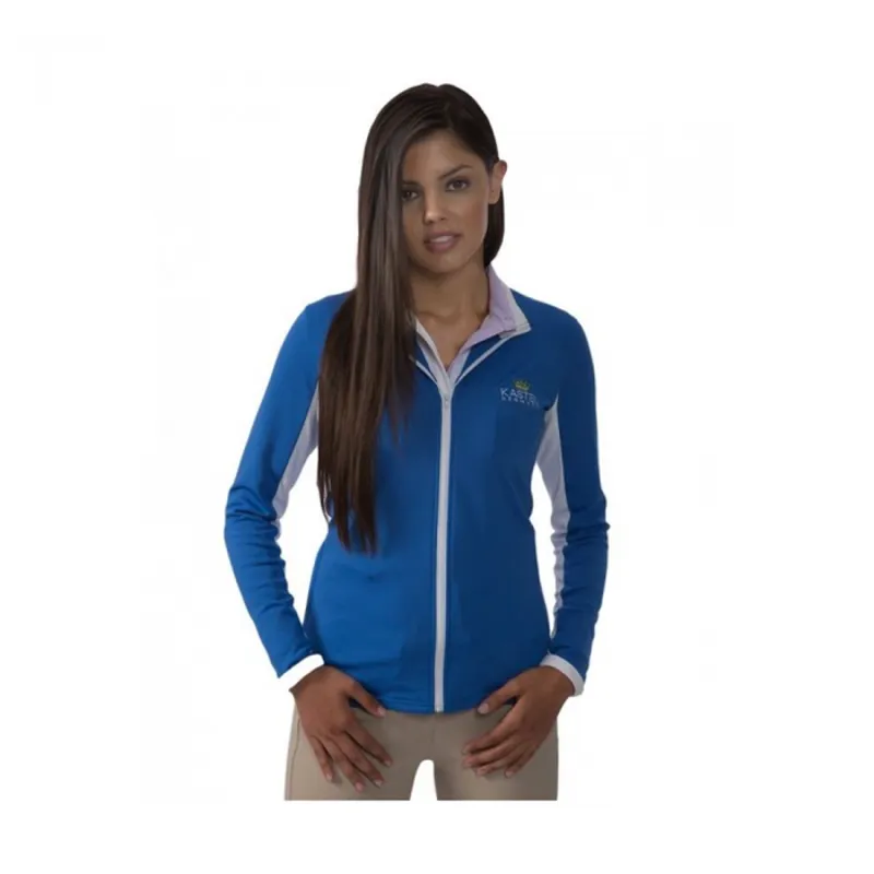 Kastel Christine Ladies Softshell Jacket - Blue/White