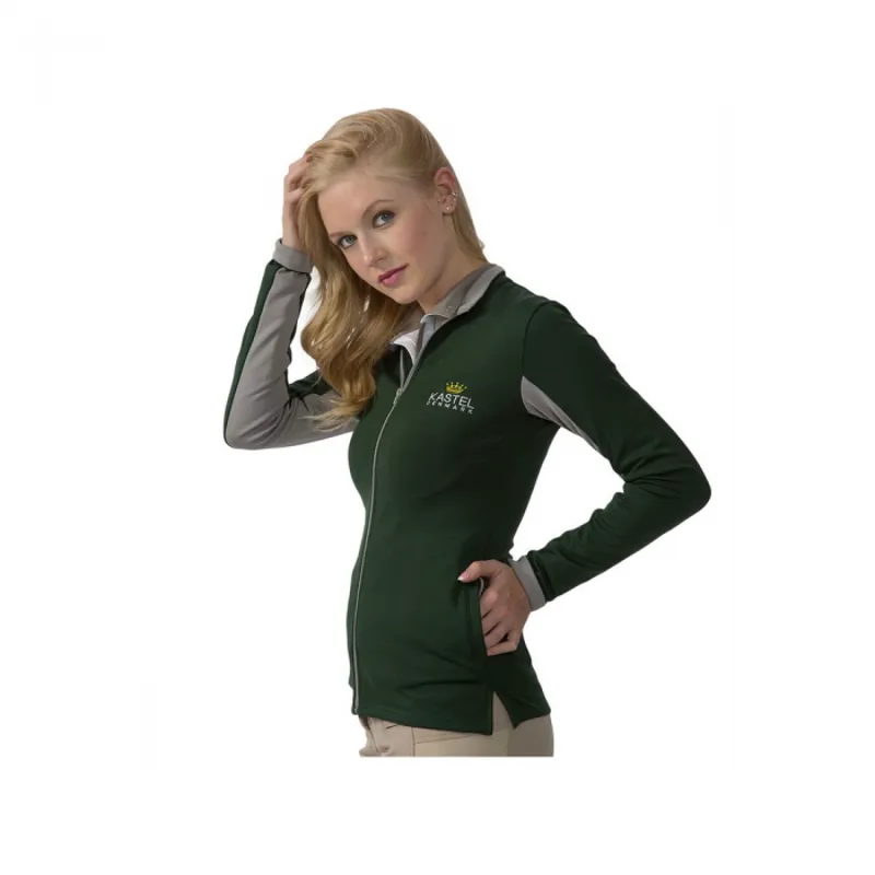 Kastel Christine Ladies Softshell Jacket - Green/Grey