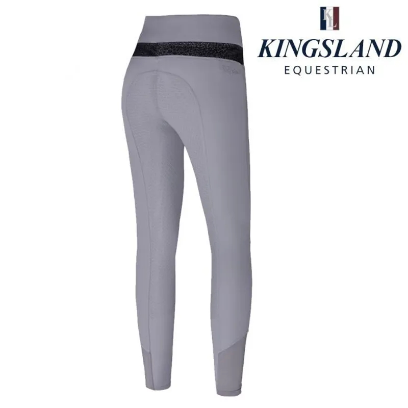 Kingsland Katja Ladies Full Grip Breeches - Silver Sconce-1