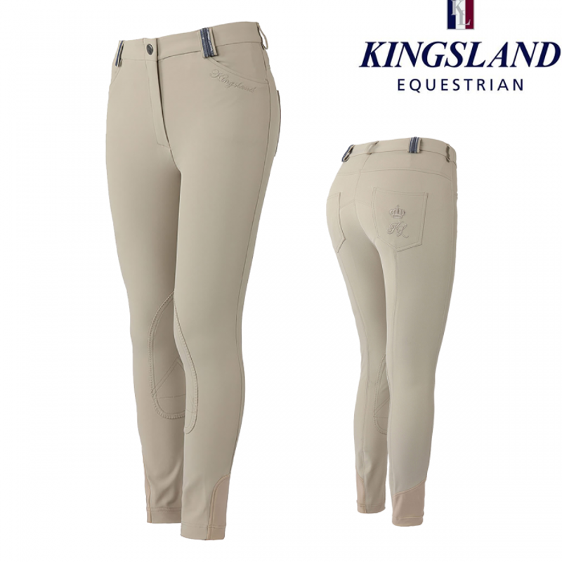 Kingsland Kendra Ladies Breeches - Brown Oxford Tan-1