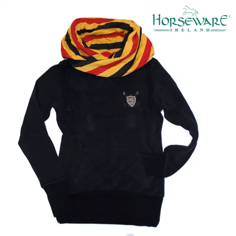 Horseware Kenza Wrap Neck Jumper - Black Sunflower