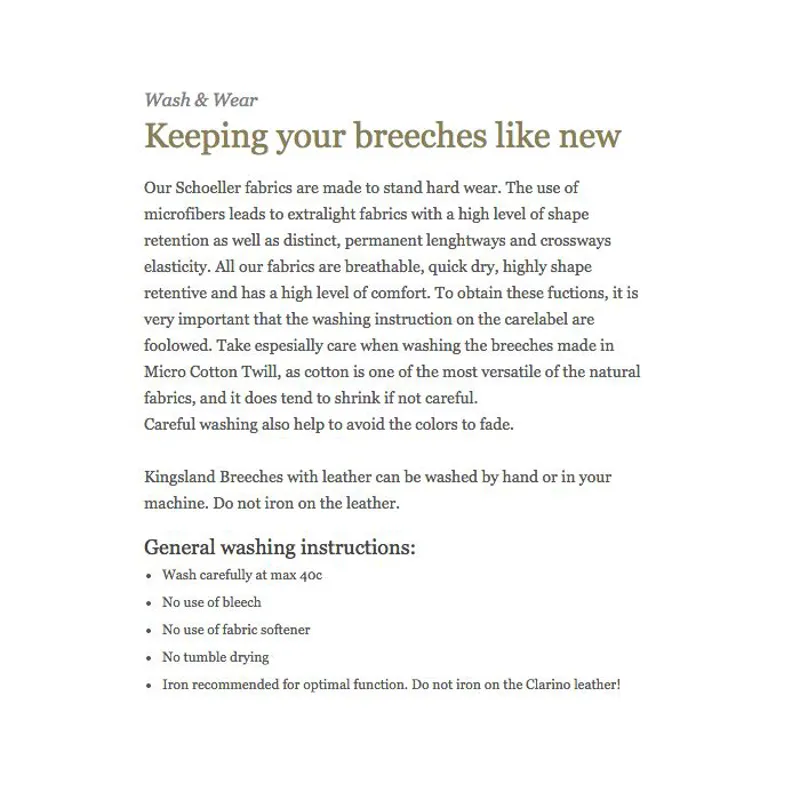 Kingsland Katie Technical Micro Fabric Breeches with Leather Seat - White-2