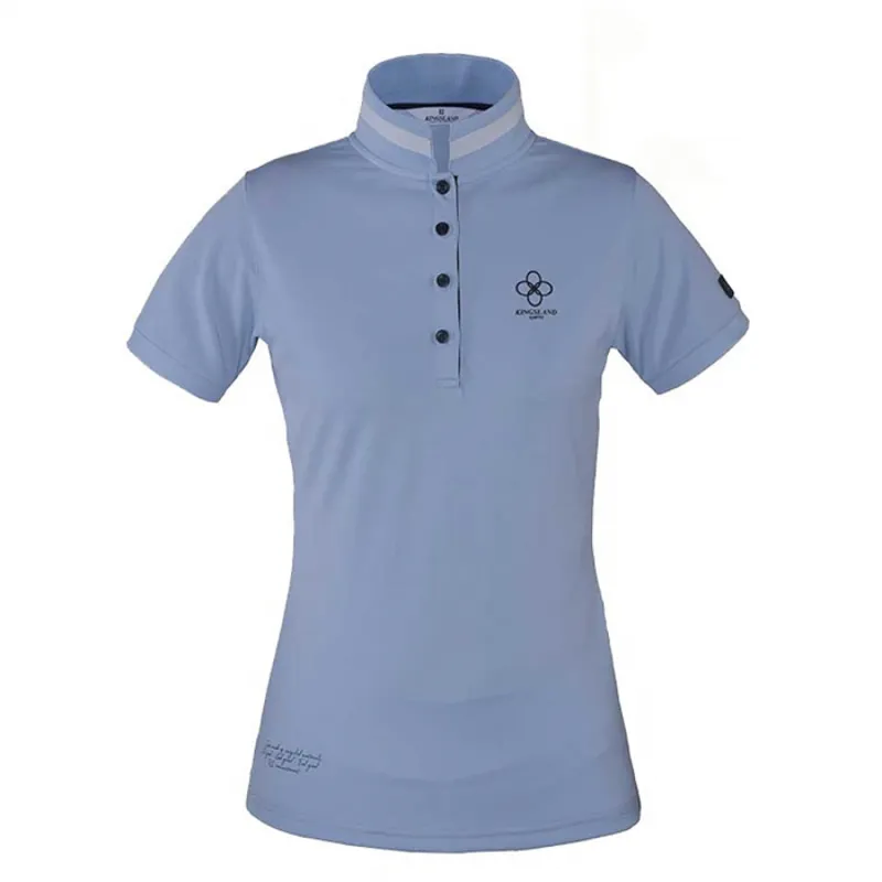 Kingsland Cherry Recycled Ladies Polo Shirt - Blue Kentucky
