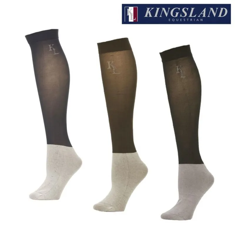 Kingsland Show Socks 3 Pack- Brown