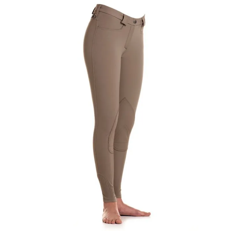 Kingsland Kelly Slim Fit Cotton Breeches - Beige