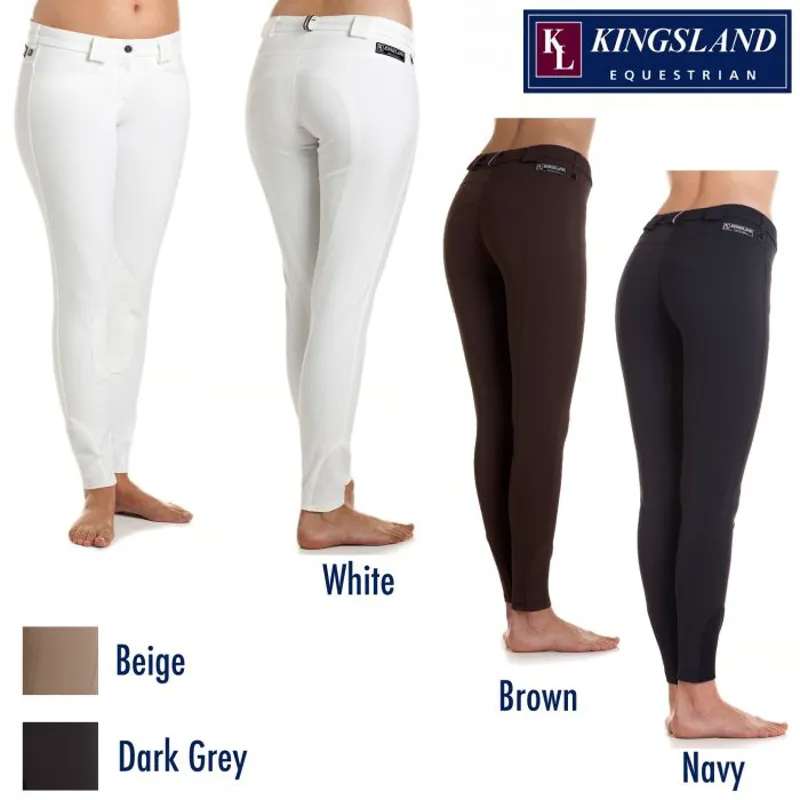 Kingsland Leah Technical Micro Fabric Breeches - Brown Coffee-2