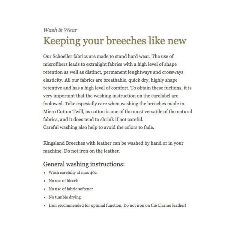 Kingsland Leah Technical Micro Fabric Breeches - White-2