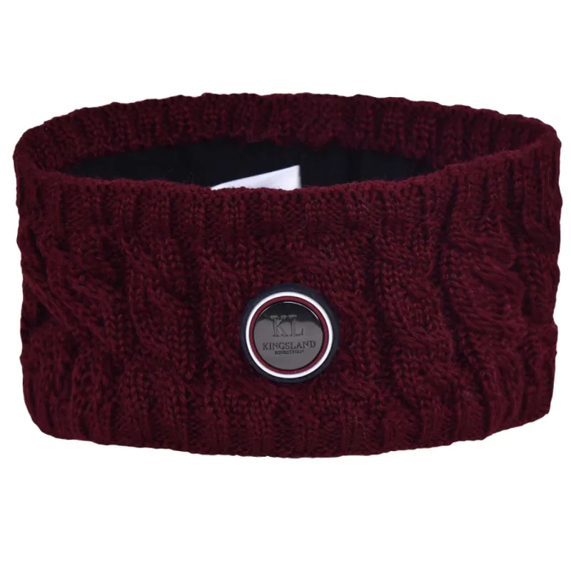 Kingsland Saanich Ladies Knitted Headband- Red Port Royal