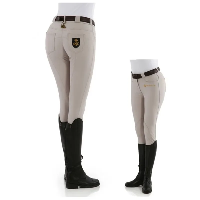 Kingsland Karen Ladies Curvy Fit Breeches 132-SB-787 - sale - Silver