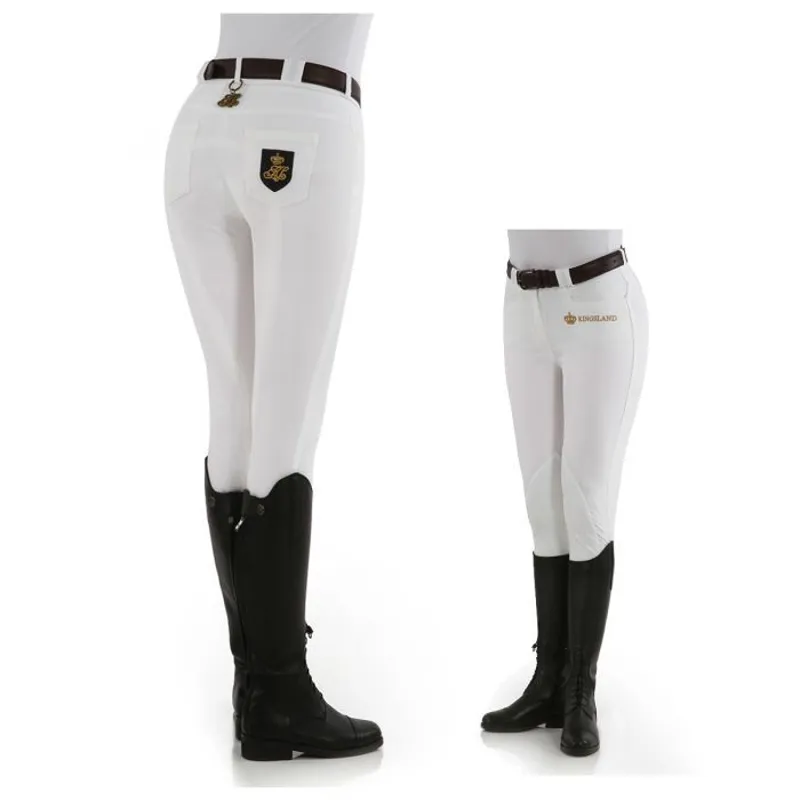 Kingsland Karen Ladies Curvy Fit Breeches 132-SB-787 - White