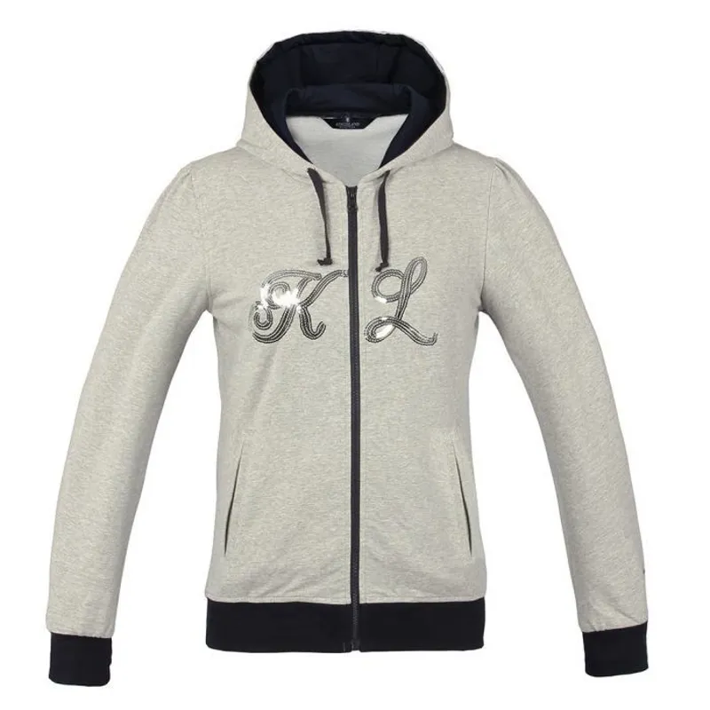 Kingsland Arcadia Ladies Sweat Jacket - Light Grey