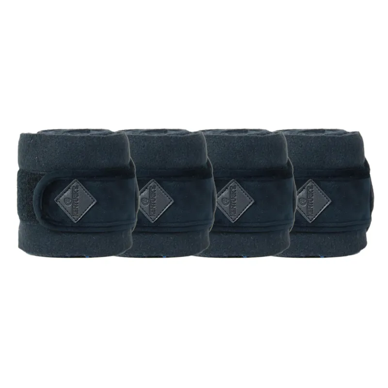 Kentucky Velvet Polar Fleece Bandages - Black-3