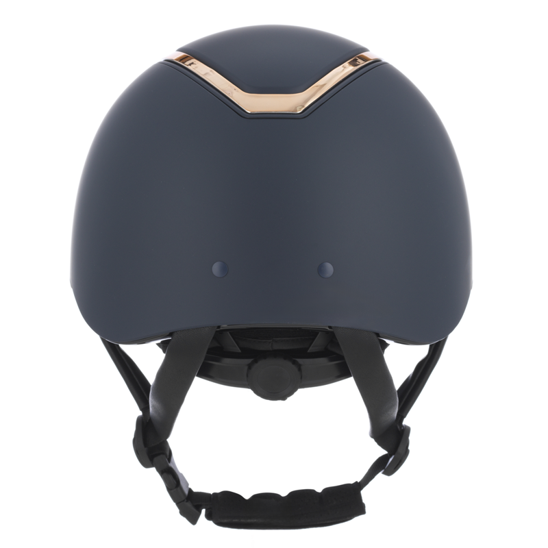 EQX by Charles Owen Kylo with MIPS Riding Hat - Navy Matte/Rose Gold-2