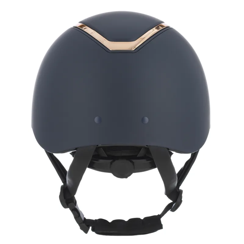 EQX by Charles Owen Kylo Riding Hat - Navy Matte/Rose Gold-1