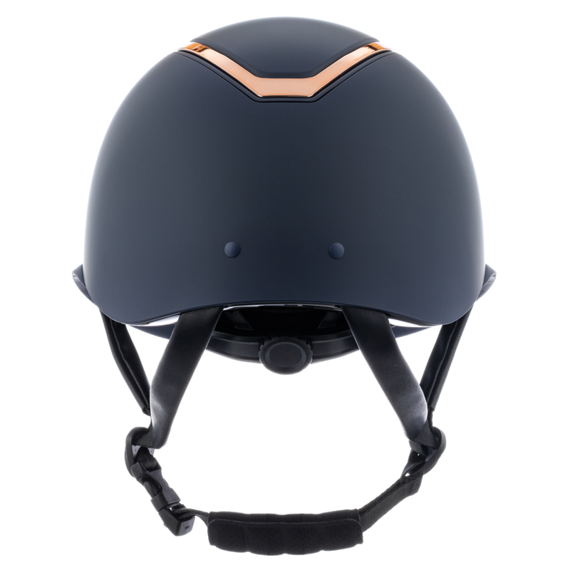 EQX by Charles Owen Kylo Wide Peak with MIPS Riding Hat - Navy Matte/Rose Gold-1