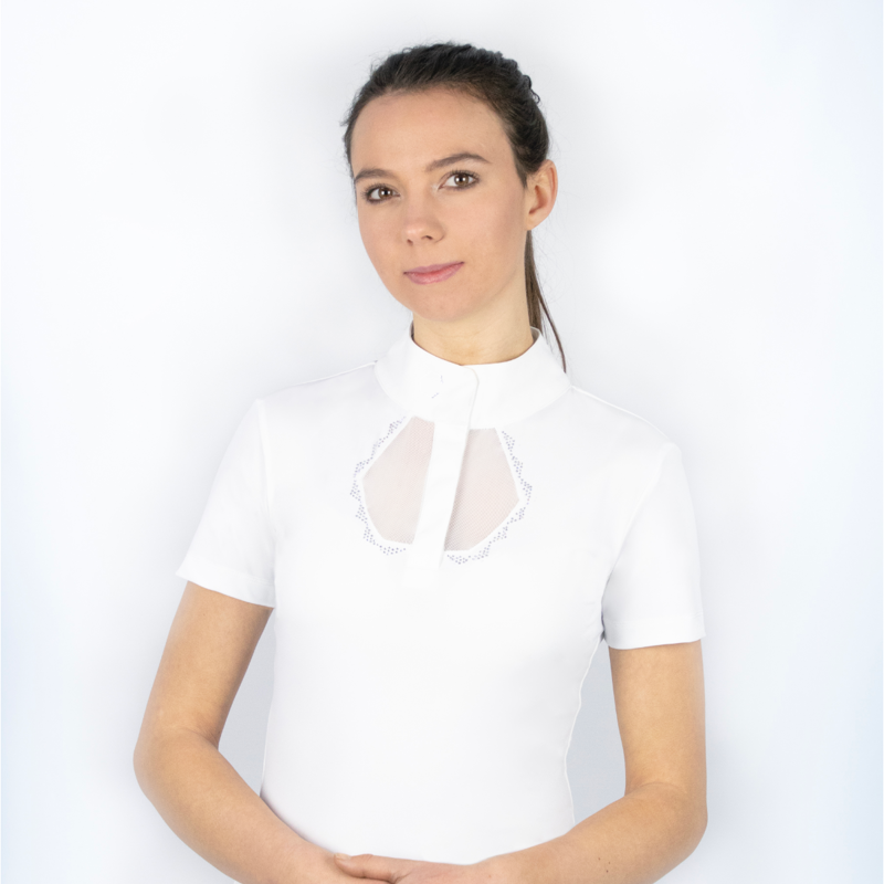 Coldstream Lanark Ladies Show Shirt - White-2