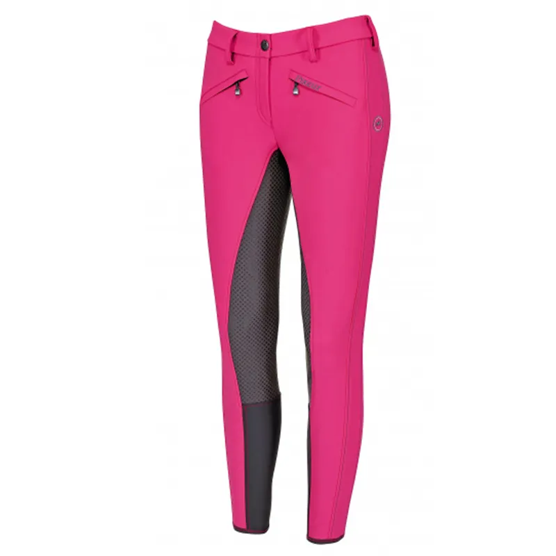 Pikeur Ladies Latina Grip Breeches - Magenta