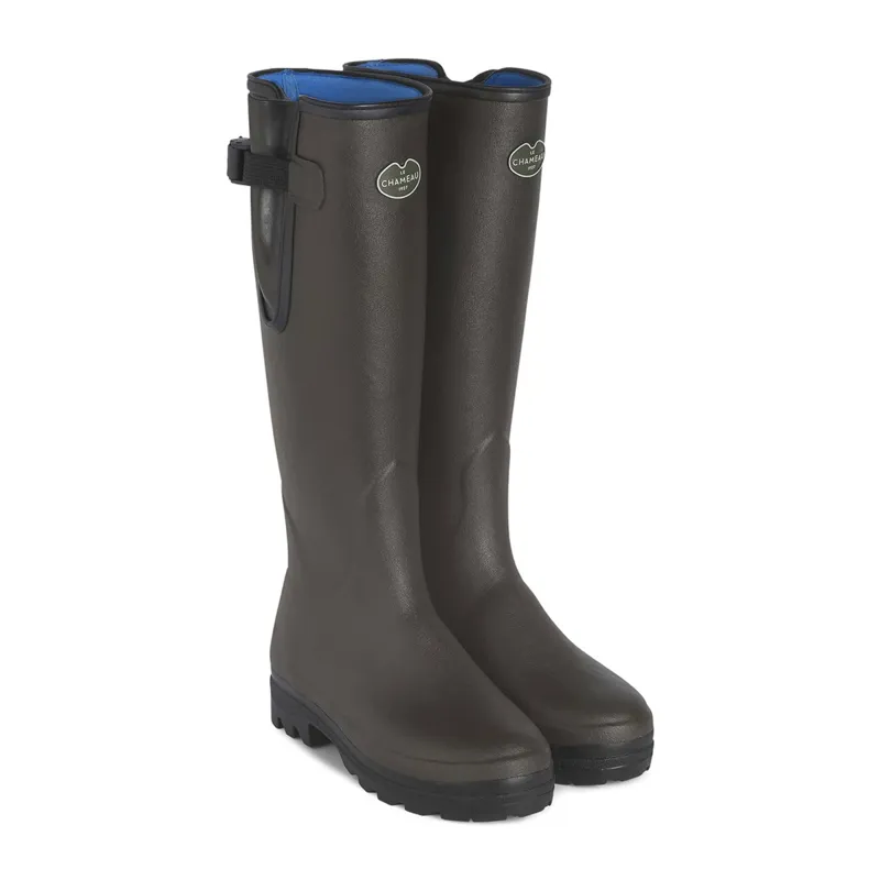 Le Chameau Women's Vierzonord Neoprene Lined Boots - Dark Brown