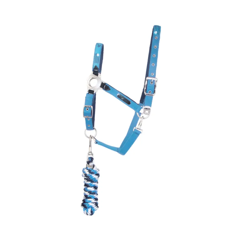 HV Polo Legate Headcollar and Rope Set - Pistache