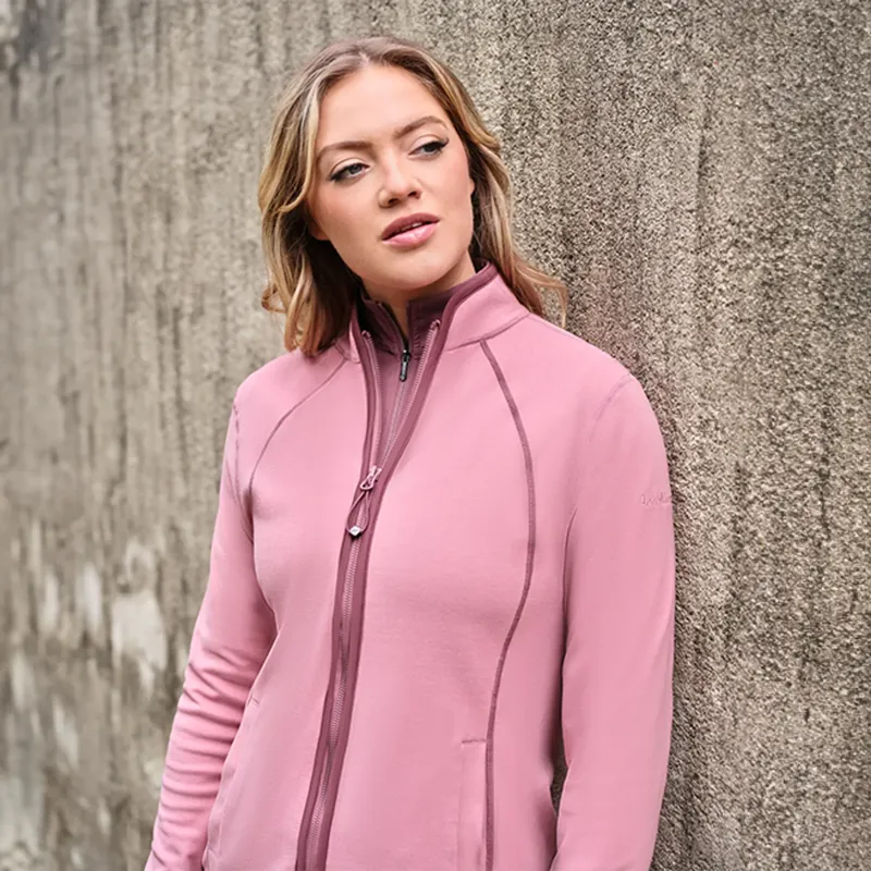 LeMieux Ladies Faye Fleece Zip Through -  Peony-4