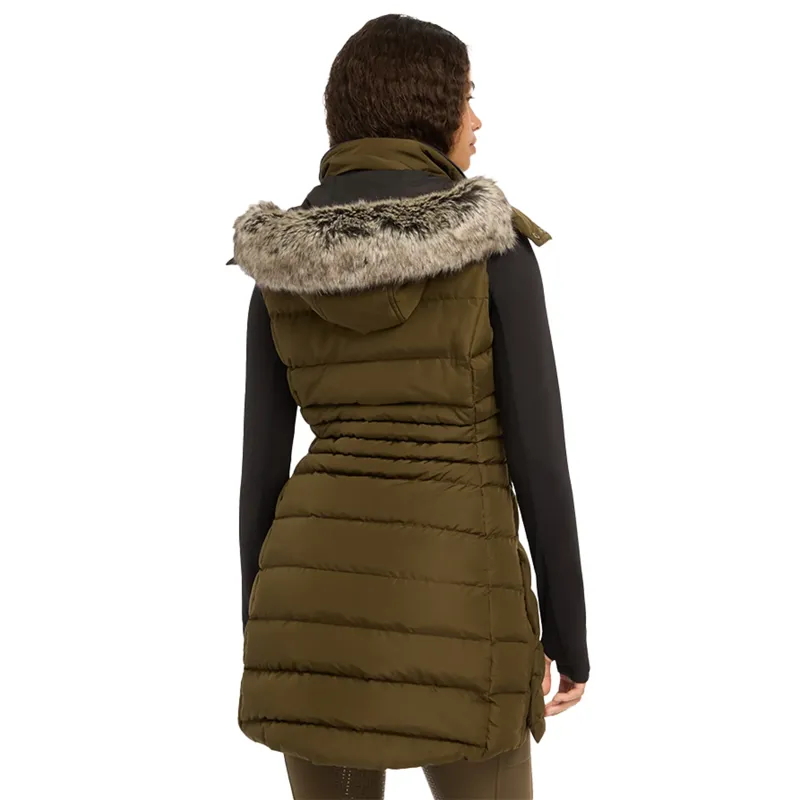 LeMieux Ladies Harper Longline Puffer Gilet - Alpine-4