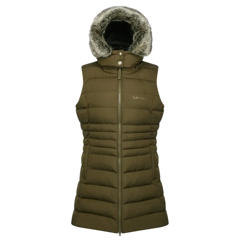 LeMieux Ladies Harper Longline Puffer Gilet - Alpine